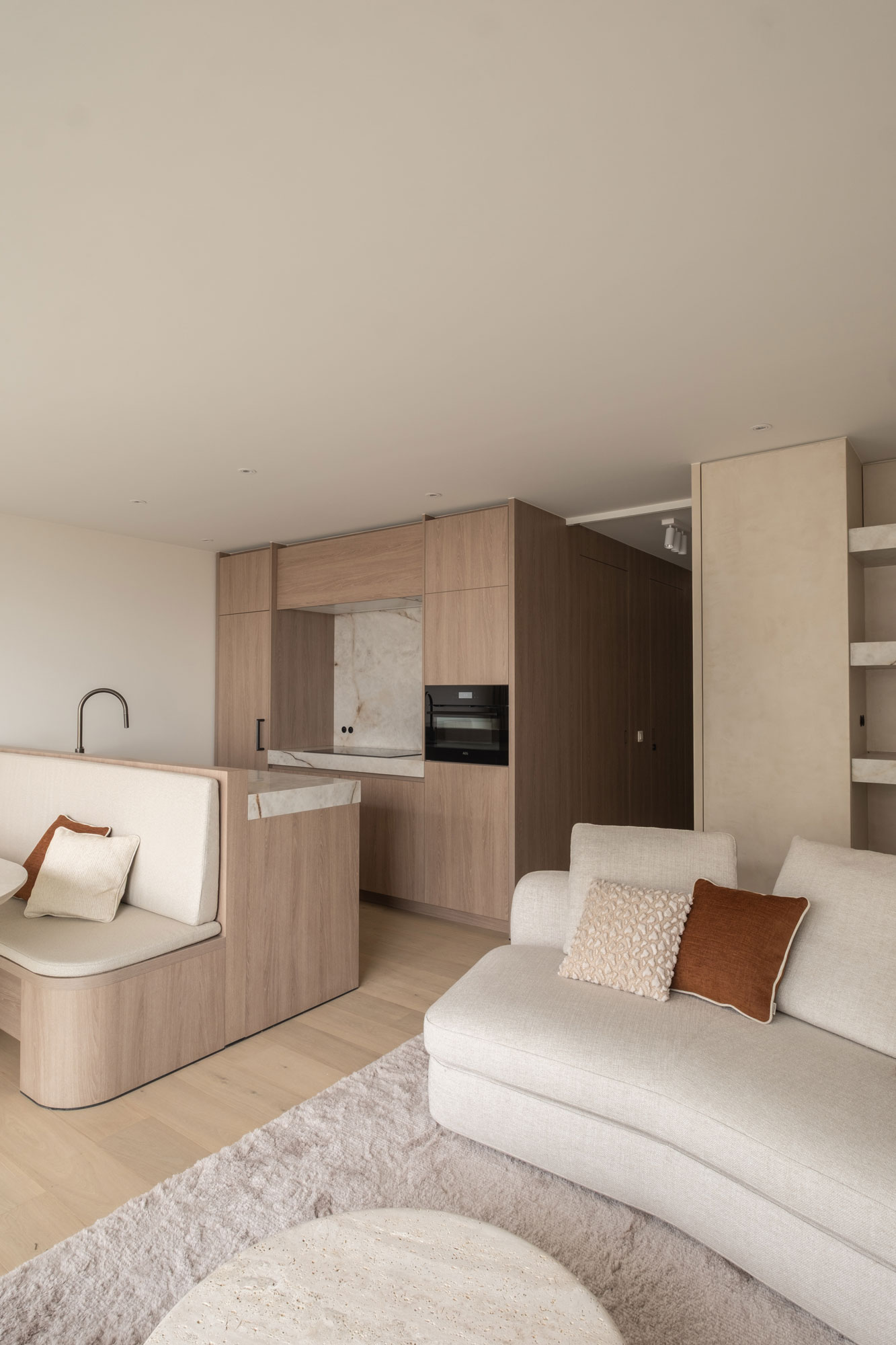 appartement kustappartement interieurinrichting keuken knokke